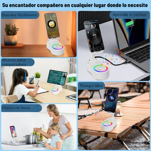 Soporte con Altavoz & Cargador