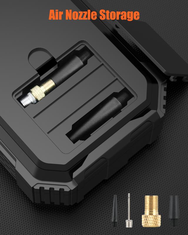 Arrancador de batería de coche portátil con , compresor de aire