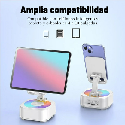 Soporte con Altavoz &amp; Cargador