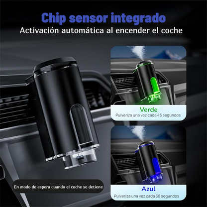 Difusor inteligente de aceites esenciales para coche sin agua