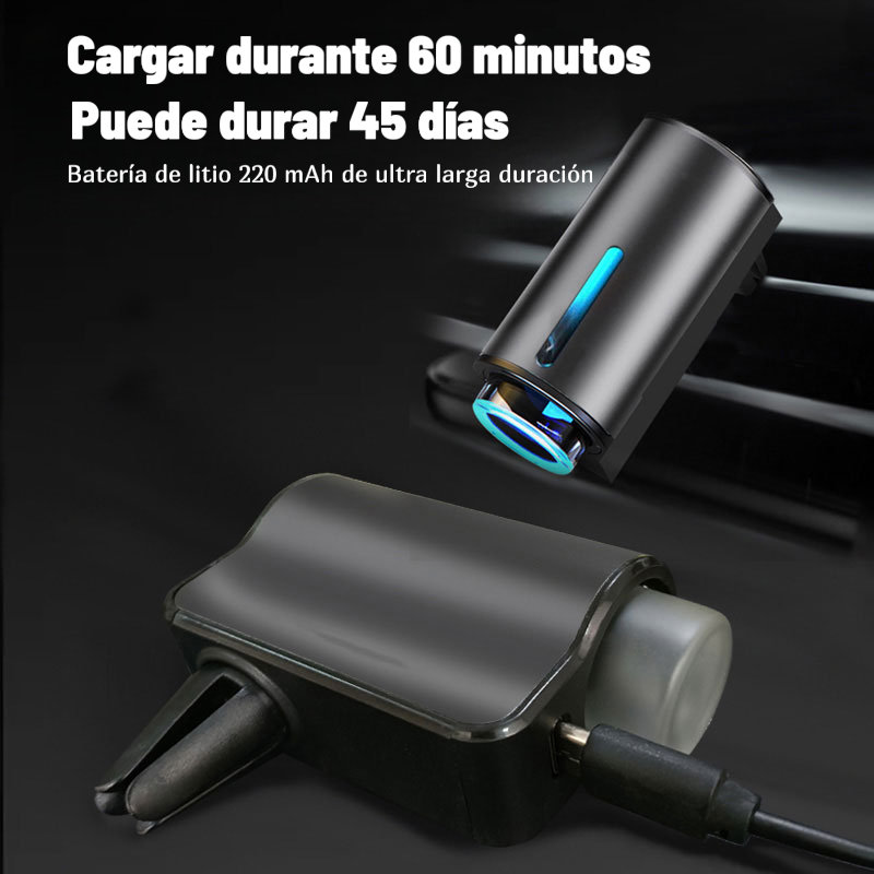 Difusor inteligente de aceites esenciales para coche sin agua