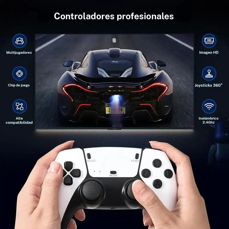 M15 Plus Wireless Retro Gaming Console, 4K Output Controller, Home Game Console with 20,000+ Games, E-Sports Controller