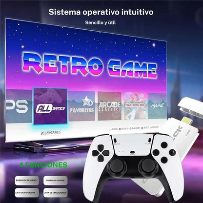 M15 Plus Wireless Retro Gaming Console, 4K Output Controller, Home Game Console with 20,000+ Games, E-Sports Controller