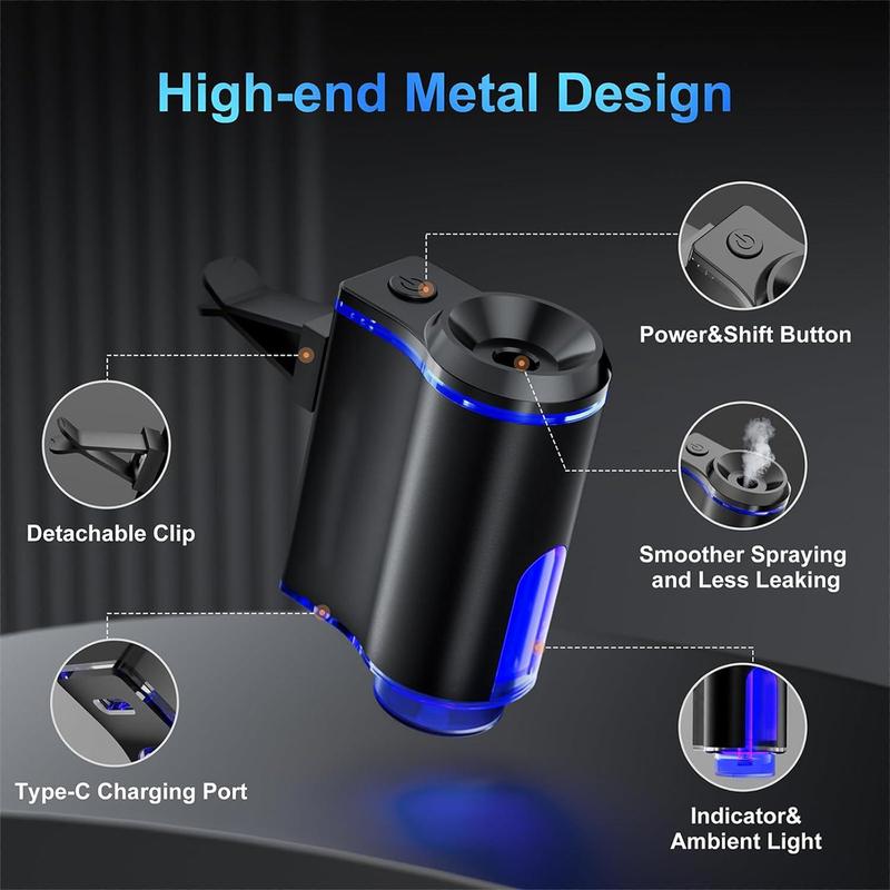 Difusor inteligente de aromaterapia para coche – con 6 fragancias exclusivas incluidas